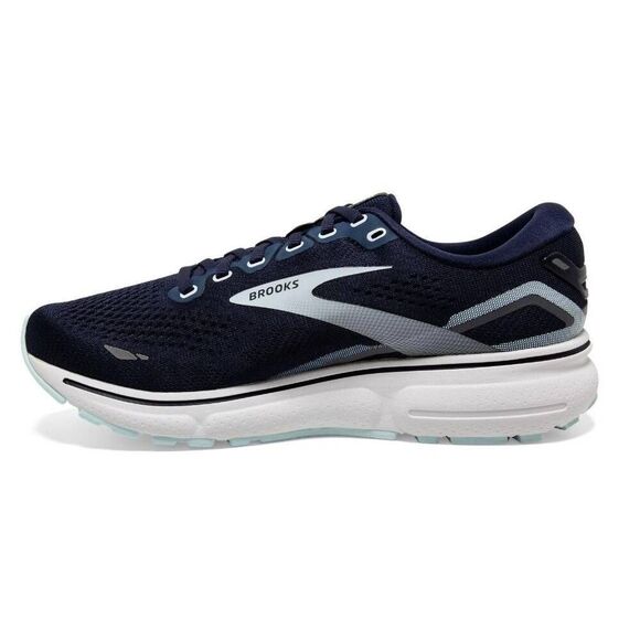 BROOKS WOMEN'S GHOST 15 NEUTRAL RUNNING SHOES PEACOAT PEARL SALT AIR 5 WIDE 2E - Picture 5 of 6